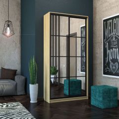 Шкаф-купе Лофт 1200 Шк12-60 (Дуб Сонома) в Лесном - lesnoy.mebel24.online | фото 9