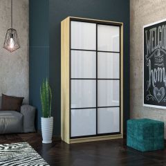 Шкаф-купе Лофт 1200 Шк12-60 (Дуб Сонома) в Лесном - lesnoy.mebel24.online | фото 12