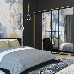 Шкаф-купе Лофт 2400 Шк24-47 (Дуб Сонома) в Лесном - lesnoy.mebel24.online | фото 10