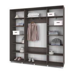 МАРТИН Шкаф-купе с зеркалом Анкор темный (2200*450) М422 в Лесном - lesnoy.mebel24.online | фото 2