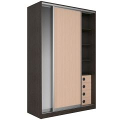Шкаф-купе Рене 1500 вариант 1 (ЛДСП/ЛДСП) в Лесном - lesnoy.mebel24.online | фото 2