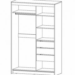 РИВЬЕРА Шкаф-купе 2х створчатый в Лесном - lesnoy.mebel24.online | фото 2