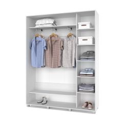 РОЛАНД Шкаф-купе Анкор светлый (450*1700) Р471 в Лесном - lesnoy.mebel24.online | фото 3