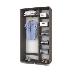 РОЛАНД Шкаф-купе Анкор темный (450*1200) Р421 в Лесном - lesnoy.mebel24.online | фото 2