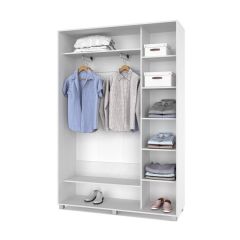 РОЛАНД Шкаф-купе с зеркалом Анкор светлый (450*1500) Р452 в Лесном - lesnoy.mebel24.online | фото 3