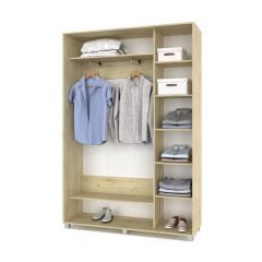 РОЛАНД Шкаф-купе с зеркалом Ирландский дуб (450*1500) Р452 в Лесном - lesnoy.mebel24.online | фото 3