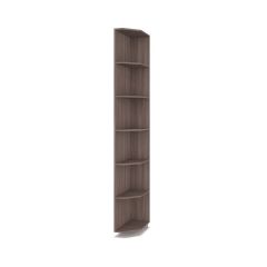 РОЛАНД Шкаф-купе с зеркалом Шимо темный (450*1000) Р402 в Лесном - lesnoy.mebel24.online | фото