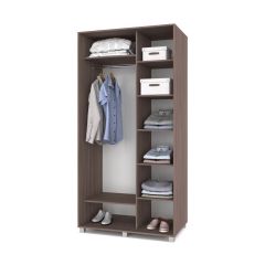 РОЛАНД Шкаф-купе с зеркалом Шимо темный (600*1100) Р612 в Лесном - lesnoy.mebel24.online | фото 2