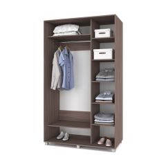 РОЛАНД Шкаф-купе с зеркалом Шимо темный (600*1200) Р622 в Лесном - lesnoy.mebel24.online | фото 2