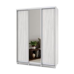 РОЛАНД Шкаф-купе с зеркалом Шимо темный (600*1600) Р662 в Лесном - lesnoy.mebel24.online | фото
