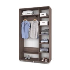 РОЛАНД Шкаф-купе Шимо темный (450*1300) Р431 в Лесном - lesnoy.mebel24.online | фото 2