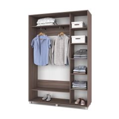 РОЛАНД Шкаф-купе Шимо темный (450*1500) Р451 в Лесном - lesnoy.mebel24.online | фото 3
