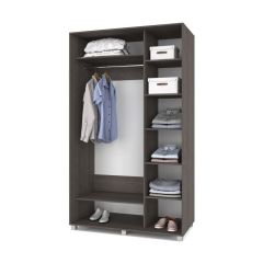 РОЛАНД Шкаф-купе зеркалом Анкор темный (600*1500) Р652 в Лесном - lesnoy.mebel24.online | фото 2