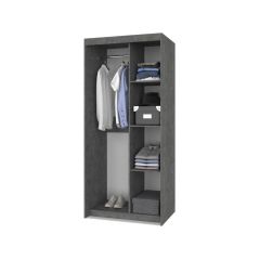 ТОМАС Шкаф-купе Камень темный - Ирландский дуб Т21 в Лесном - lesnoy.mebel24.online | фото 2