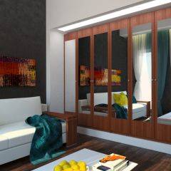 Шкаф распашкой Оксана 1200 (ЛДСП 1 кат.) в Лесном - lesnoy.mebel24.online | фото 10