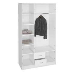 Шкаф Ронда ШК-3 с зеркалом (Белый) в Лесном - lesnoy.mebel24.online | фото 2