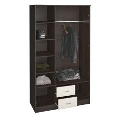 Шкаф Ронда ШК-3 с зеркалом (Венге/Беленый дуб) в Лесном - lesnoy.mebel24.online | фото 2
