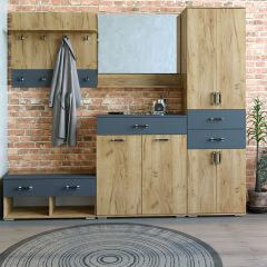 Шкаф с ящиками НКМ Бостон Секция 6 в Лесном - lesnoy.mebel24.online | фото 2