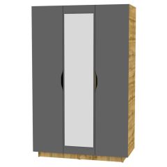 Шкаф с зеркалом "Аврора (H24_M)" в Лесном - lesnoy.mebel24.online | фото 2
