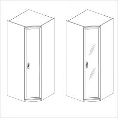 Шкаф угловой с зеркалом Мишель в Лесном - lesnoy.mebel24.online | фото