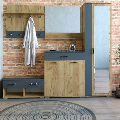 Шкаф ун-й с зеркалом НКМ Бостон Секция 5 в Лесном - lesnoy.mebel24.online | фото 2