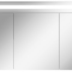 Шкаф-зеркало Аврора 100 с подсветкой LED Домино (DV8012HZ) в Лесном - lesnoy.mebel24.online | фото