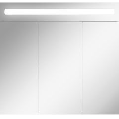 Шкаф-зеркало Аврора 80 с подсветкой LED Домино (DV8009HZ) в Лесном - lesnoy.mebel24.online | фото 4