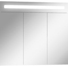Шкаф-зеркало Аврора 80 с подсветкой LED Домино (DV8009HZ) в Лесном - lesnoy.mebel24.online | фото