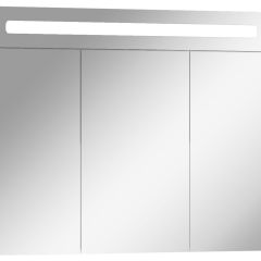 Шкаф-зеркало Аврора 85 с подсветкой LED Домино (DV8010HZ) в Лесном - lesnoy.mebel24.online | фото 1