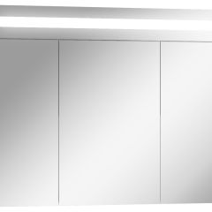 Шкаф-зеркало Аврора 90 с подсветкой LED Домино (DV8011HZ) в Лесном - lesnoy.mebel24.online | фото 1