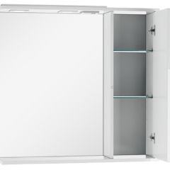 Шкаф-зеркало Charlie 80 правый Домино (DCh2520HZ) в Лесном - lesnoy.mebel24.online | фото 2