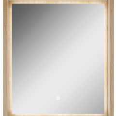 Шкаф-зеркало Nice 60 с подсветкой Домино (DN4706HZ) в Лесном - lesnoy.mebel24.online | фото 2