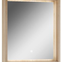Шкаф-зеркало Nice 60 с подсветкой Домино (DN4706HZ) в Лесном - lesnoy.mebel24.online | фото