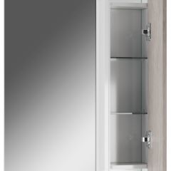 Шкаф-зеркало Uno 60 Дуб серый левый/правый Домино (DU1503HZ) в Лесном - lesnoy.mebel24.online | фото 4