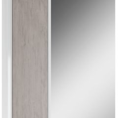 Шкаф-зеркало Uno 60 Дуб серый левый/правый Домино (DU1503HZ) в Лесном - lesnoy.mebel24.online | фото 2