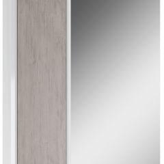 Шкаф-зеркало Uno 60 Дуб серый левый/правый Домино (DU1503HZ) в Лесном - lesnoy.mebel24.online | фото 2