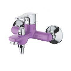 Смеситель для ванны Accoona A6367S фиолетовый в Лесном - lesnoy.mebel24.online | фото 1