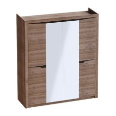 СОРЕНТО МС Спальный гарнитур (Дуб стирлинг) в Лесном - lesnoy.mebel24.online | фото 5
