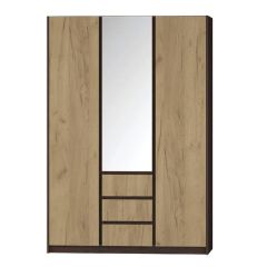 Спальня Флоренция (Венге/Дуб Крафт Золотой) в Лесном - lesnoy.mebel24.online | фото 5