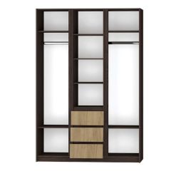 Спальня Флоренция (Венге/Дуб Крафт Золотой) в Лесном - lesnoy.mebel24.online | фото 6