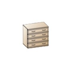 Спальня Карина композиция 5 (Ясень Асахи) в Лесном - lesnoy.mebel24.online | фото 3
