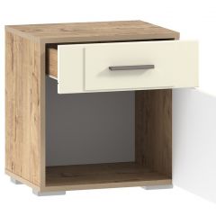Спальня Livorno Тумба НМ 013.62 Х (Софт Панакота/Дуб Бунратти) в Лесном - lesnoy.mebel24.online | фото 2