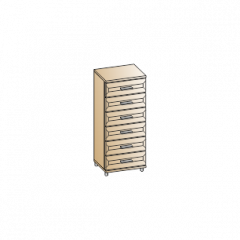 Спальня Мелисса композиция 1 (Гикори Джексон светлый) в Лесном - lesnoy.mebel24.online | фото 2