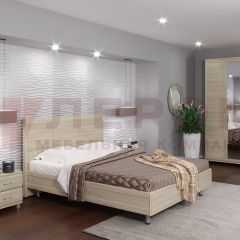 Спальня Мелисса композиция 4 (Ясень Асахи) в Лесном - lesnoy.mebel24.online | фото 3