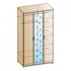 Спальня Мелисса композиция 4 (Ясень Асахи) в Лесном - lesnoy.mebel24.online | фото 2