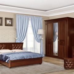 Спальный гарнитур Лючия (модульный) дуб оксфорд в Лесном - lesnoy.mebel24.online | фото