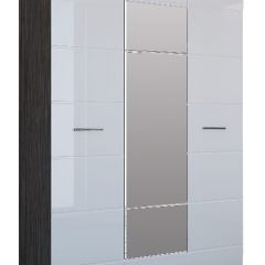 Спальный гарнитур Ненси (Венге/Белый глянец) в Лесном - lesnoy.mebel24.online | фото 16