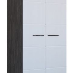 Спальный гарнитур Ненси (Венге/Белый глянец) в Лесном - lesnoy.mebel24.online | фото 14