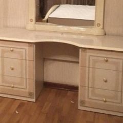 Спальный гарнитур Рома (модульный) беж в Лесном - lesnoy.mebel24.online | фото 9