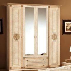 Спальный гарнитур Рома (модульный) беж в Лесном - lesnoy.mebel24.online | фото 4